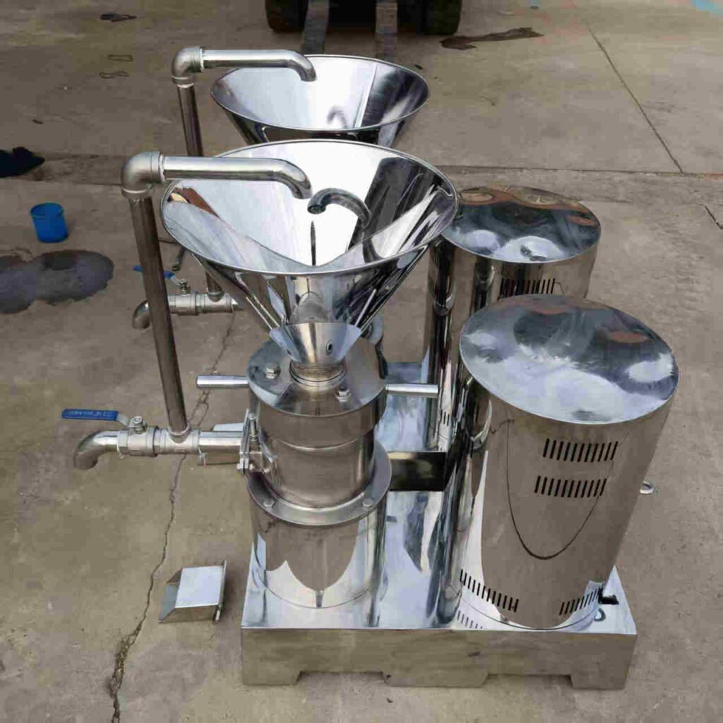 Horizontal colloid mill