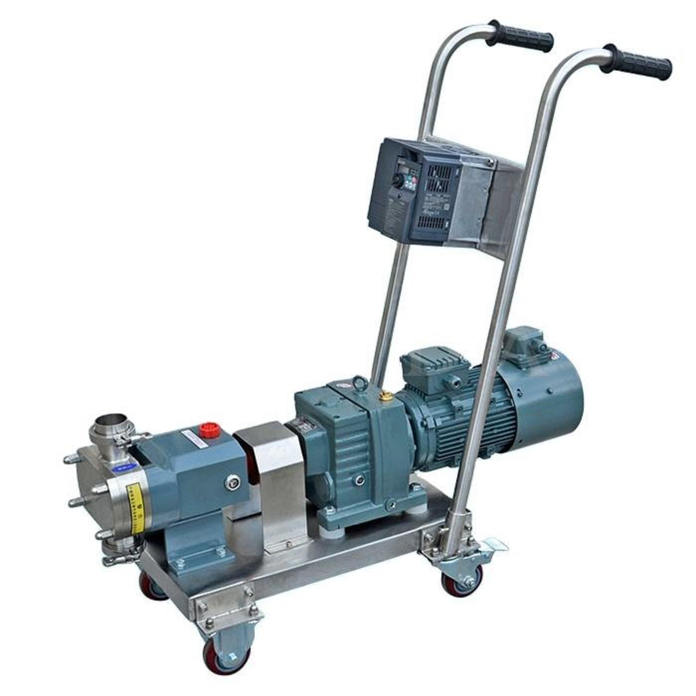 Movable Lobe Pump With Trolley