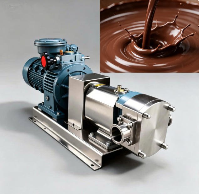 Rotary Lobe Pump for Chocolate