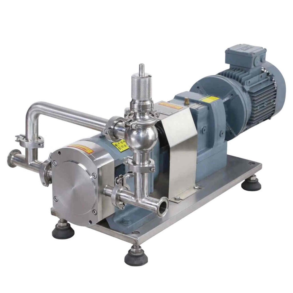 Rotary lobe pump for Pulp & Paper Industry