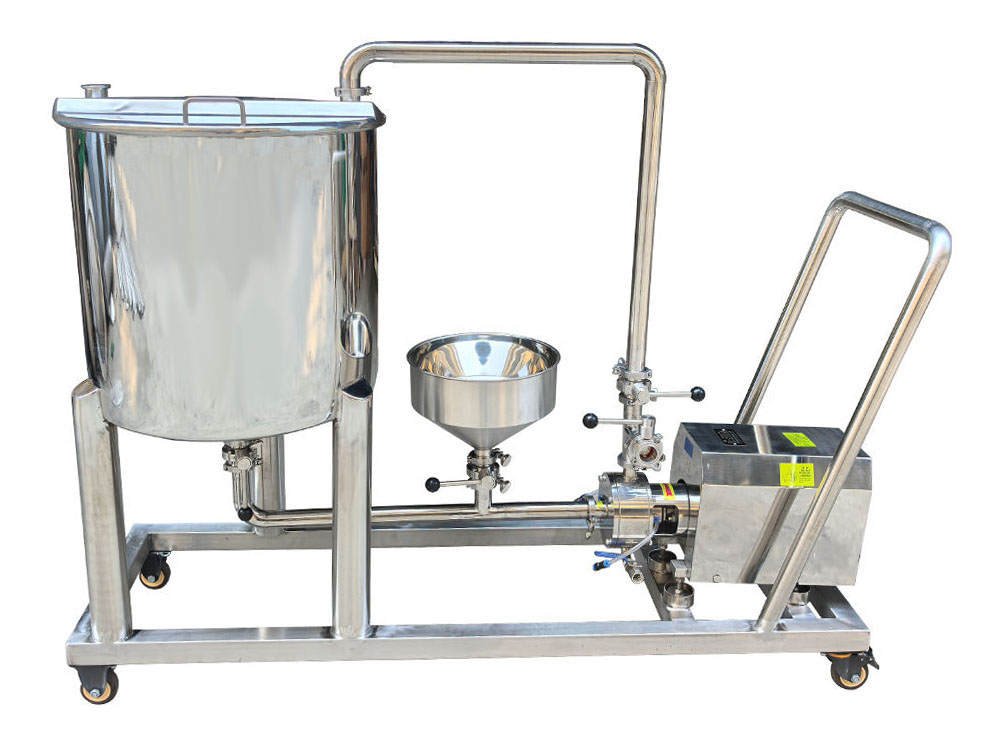 inline mixer with tanks